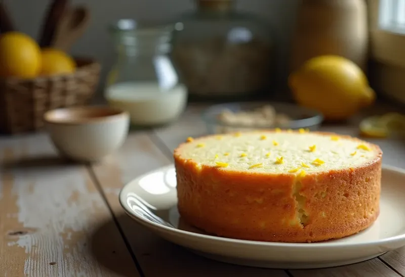 Gâteau léger au citron et yaourt 0% : recette facile et saine