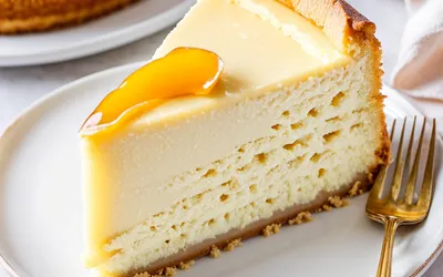 Recette facile de gâteau léger au fromage blanc pour dessert sain