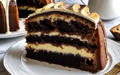 Recette facile de gâteau marbré moelleux et gourmand