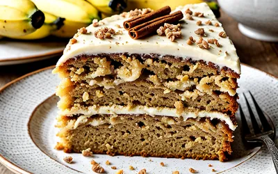 Recette facile de gâteau moelleux à la banane et aux épices douces