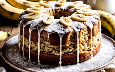 Recette facile de gâteau moelleux à la banane rapide