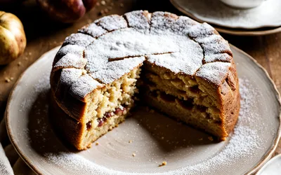 Recette facile de gâteau moelleux à la farine de châtaigne corse