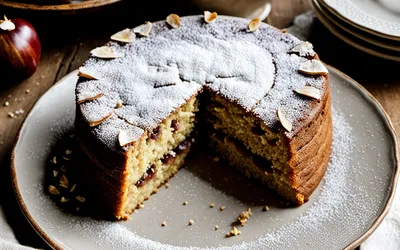 Recette facile de gâteau moelleux à la farine de châtaignes