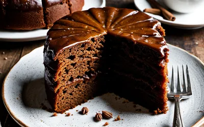 Recette facile de gâteau moelleux à la mélasse et épices (clou de girofle, cannelle, gingembre)