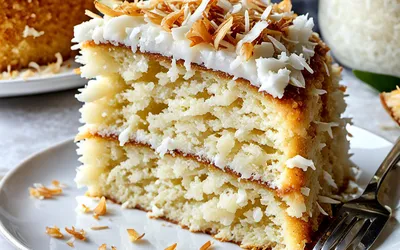 Recette facile de gâteau moelleux à la noix de coco