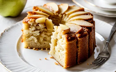 Gâteau moelleux à la pomme ultra facile pour une personne - Recette rapide et gourmande