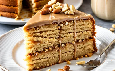 Recette facile de gâteau moelleux au beurre de cacahuètes