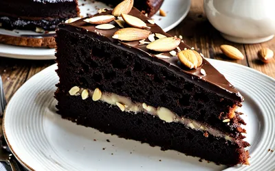 Recette facile de gâteau moelleux au chocolat et amandes