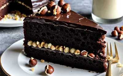 Recette facile de gâteau moelleux au chocolat et noisettes