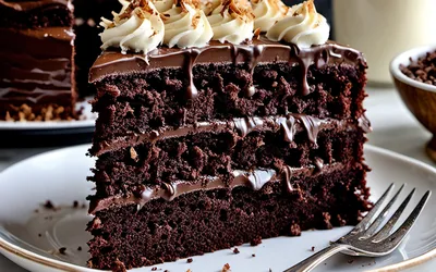 Recette facile de gâteau moelleux au chocolat et noix de coco