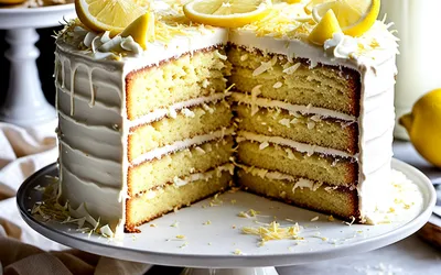 Recette facile de gâteau moelleux au citron et noix de coco