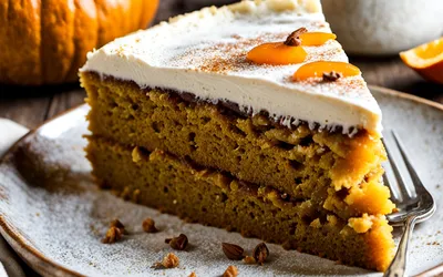 Recette facile de gâteau moelleux au potiron pour une personne