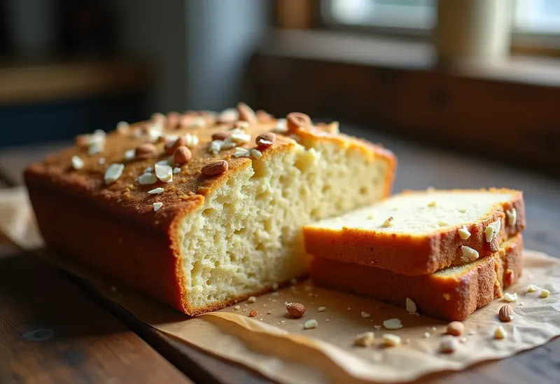 Gâteau moelleux aux amandes sans gluten, sans lait et sans soja