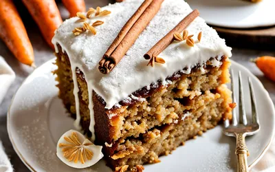 Recette facile de gâteau moelleux aux carottes de Marine