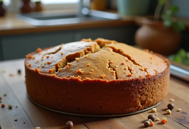 Gâteau moelleux aux carottes et noisettes, recette facile et gourmande