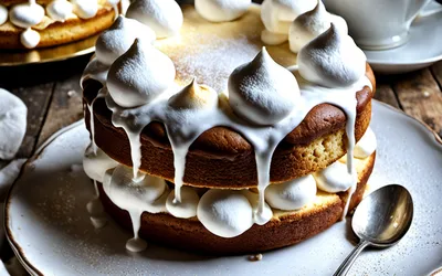 Recette facile de gâteau moelleux aux chamallows fondants pour une personne