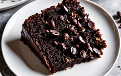 Recette facile de gâteau moelleux aux éclats de fèves de chocolat noir