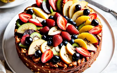 Recette facile de gâteau moelleux aux fruits frais de saison