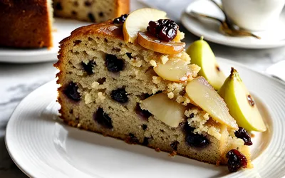 Recette facile de gâteau moelleux aux fruits et thé noir