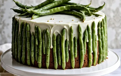 Gâteau moelleux aux haricots verts frais - recette saine et originale