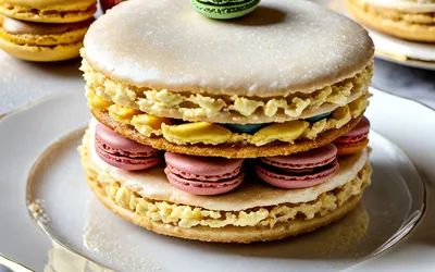 Recette facile de gâteau moelleux aux macarons maison