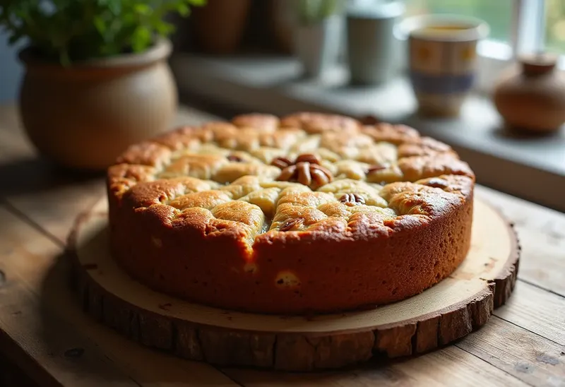 Gâteau moelleux aux noix de tante Mouche : recette traditionnelle et gourmande
