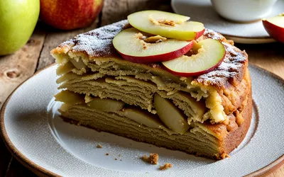 Recette facile de gâteau moelleux aux pommes de Lommedalen - spécialité norvégienne