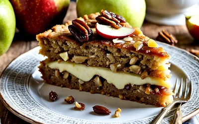 Recette facile de gâteau moelleux aux pommes et dattes