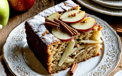 Recette facile de gâteau moelleux aux pommes et épices d'automne