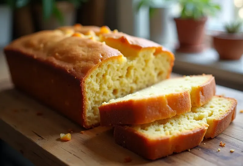 Gâteau moelleux caramélisé aux abricots frais