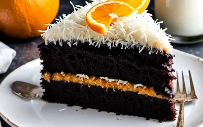 Recette facile de gâteau moelleux choco-coco à l'orange