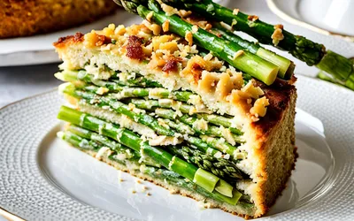 Recette facile de gâteau moelleux au thon et asperges vertes