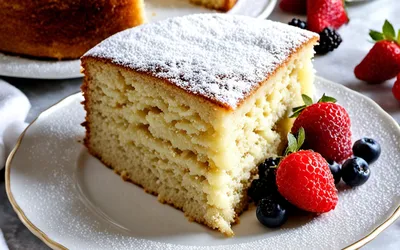 Recette facile de gâteau moelleux sans gluten à la suédoise (Sockerkaka)