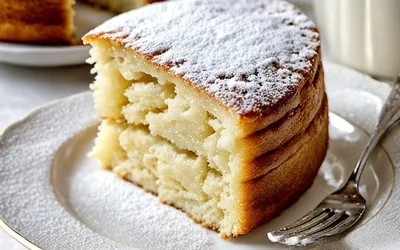 Recette facile de gâteau moelleux pour une personne - Dessert rapide