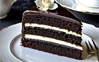 Recette facile de gâteau noir et blanc fondant au chocolat et vanille