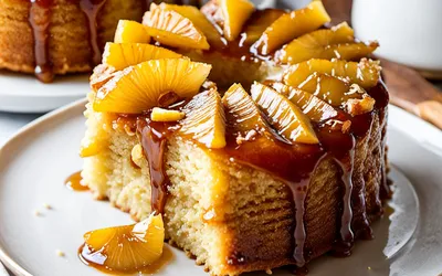 Recette facile de gâteau renversé à l'ananas moelleux et caramélisé