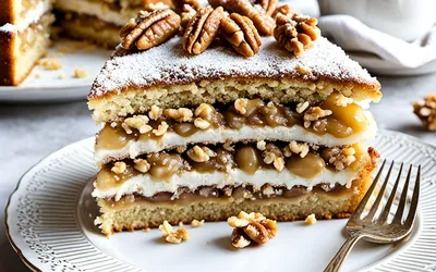 Gâteau royal aux noix : recette facile et gourmande