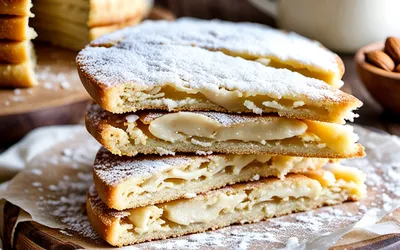 Recette facile de gâteau sablé aux amandes, gourmand et rapide