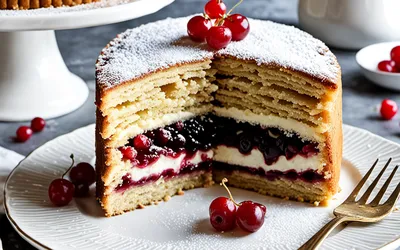 Recette facile de gâteau au kirsch de Linz - Douceur suisse de Zoug