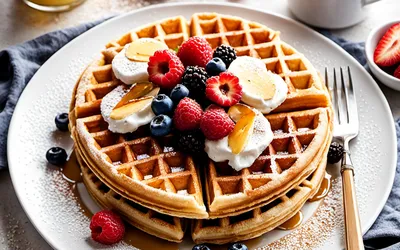 Recette facile de gaufres légères et moelleuses pour un petit déjeuner gourmand