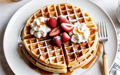 Gaufres Mousseuses et Légères : Recette Facile pour un Petit Déjeuner Gourmand