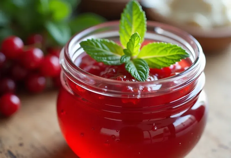 Gelée de groseilles à la menthe fraîche : recette facile et rafraîchissante