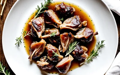 Photo de Recette facile de gésiers confits de canard à la poêle