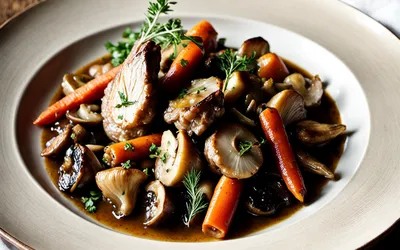 Gibelotte de lapin aux champignons : recette traditionnelle facile et savoureuse