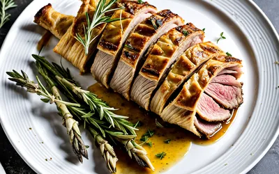 Recette facile de gigot d'agneau en croûte aux herbes - Plat savoureux