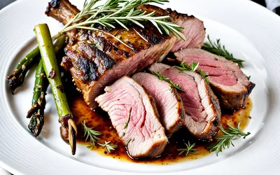 Gigot d'Agneau Mariné aux Herbes Fraîches - Recette Facile et Savoureuse