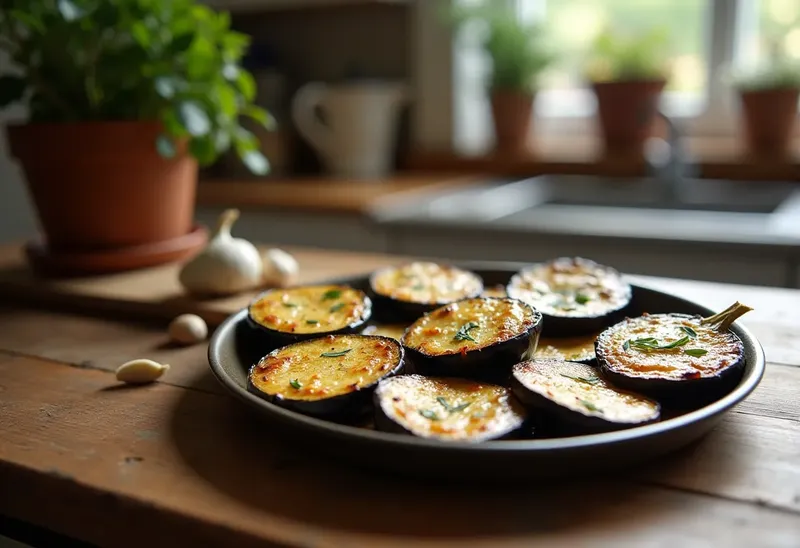 Gigot d'Aubergines Rôti aux Saveurs Méditerranéennes