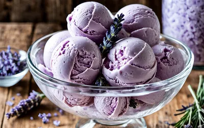 Recette de glace à la lavande maison, parfumée et rafraîchissante