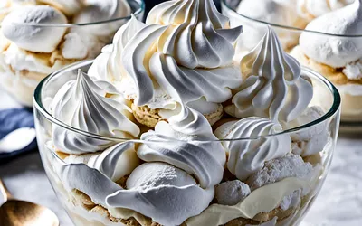 Glace meringuée maison facile et gourmande - recette dessert glacé