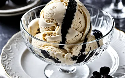 Recette facile de glace onctueuse au réglisse naturel